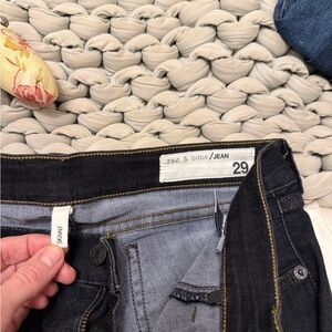 Rag & Bone Black Denim Jeans